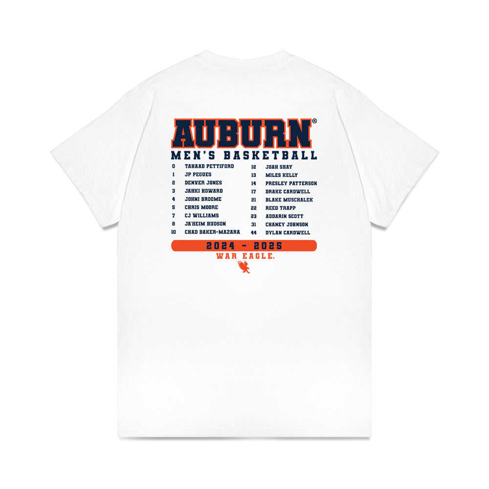 Auburn - NCAA Men's Basketball : - Team Roster Premium T-Shirt-1
