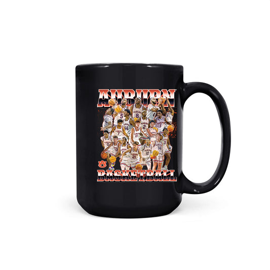 Auburn - NCAA Men's Basketball : - Team Collage Coffee Mug-0