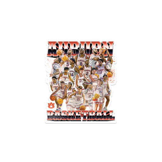 Auburn - NCAA Men's Basketball : - Team Collage Sticker-0