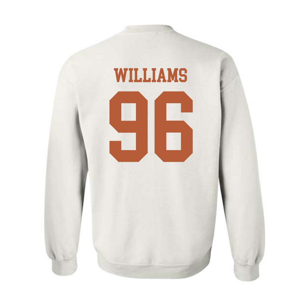 Texas - NCAA Football : Zion Williams - Classic Shersey Crewneck Sweatshirt-1