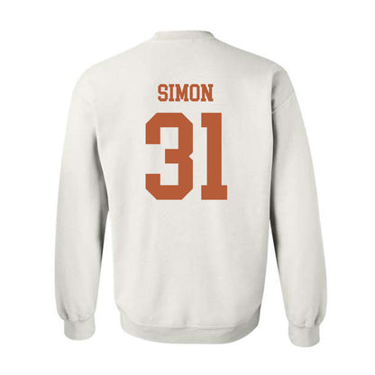 Texas - NCAA Football : James Simon - Classic Shersey Crewneck Sweatshirt-1