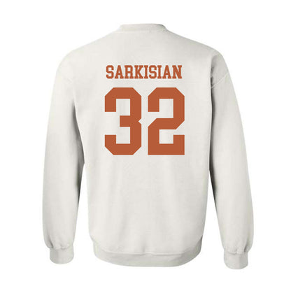 Texas - NCAA Football : Brady Sarkisian - Classic Shersey Crewneck Sweatshirt-1
