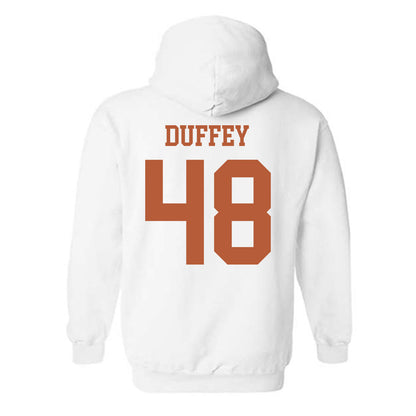 Texas - NCAA Football : Jackson Duffey - Classic Shersey Hooded Sweatshirt-1