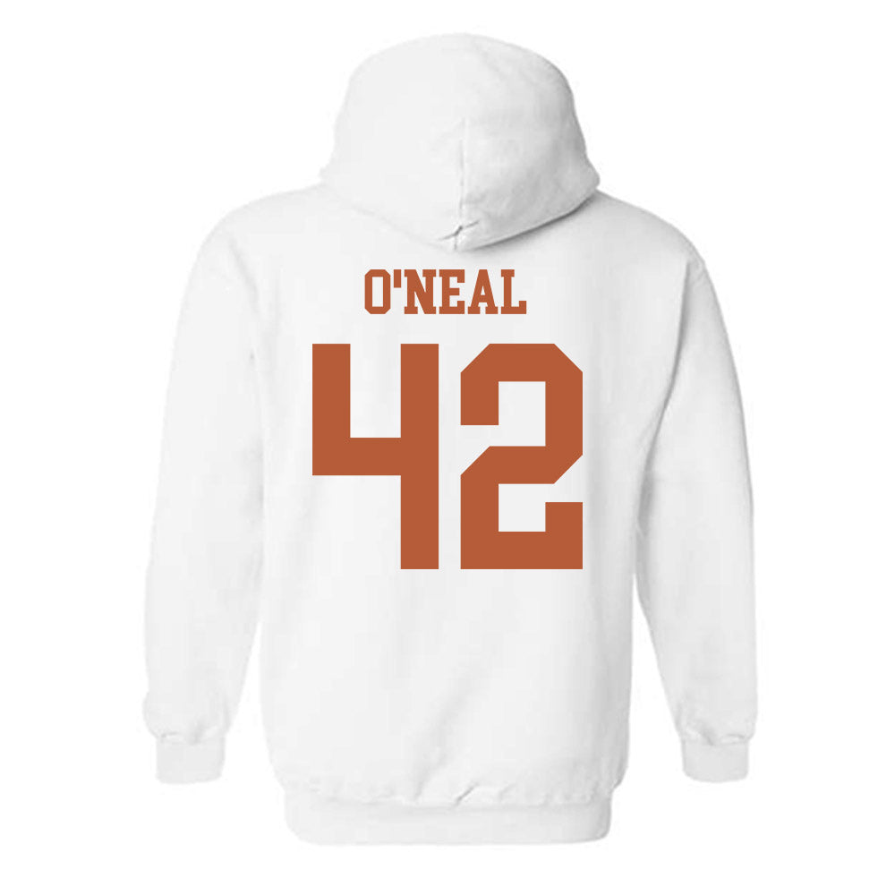 Texas - NCAA Football : Trott O'Neal - Classic Shersey Hooded Sweatshirt-1
