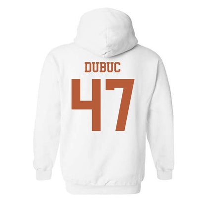 Texas - NCAA Football : Trey Dubuc - Classic Shersey Hooded Sweatshirt-1