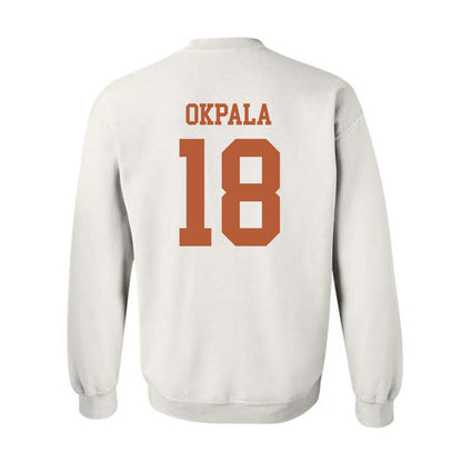Texas - NCAA Football : Kosi Okpala - Classic Shersey Crewneck Sweatshirt-1