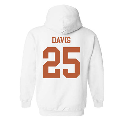Texas - NCAA Football : Toray Davis - Classic Shersey Hooded Sweatshirt-1
