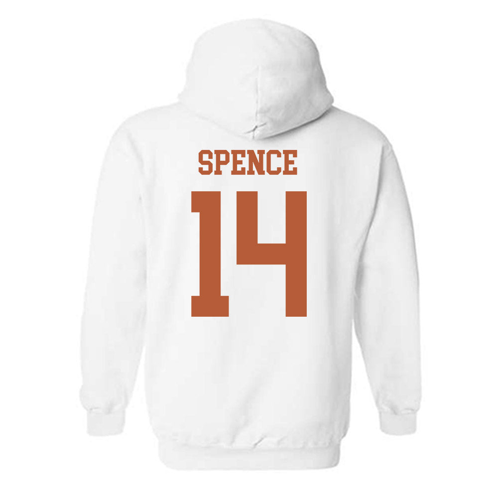 Texas - NCAA Football : Brad Spence - Classic Shersey Hooded Sweatshirt-1