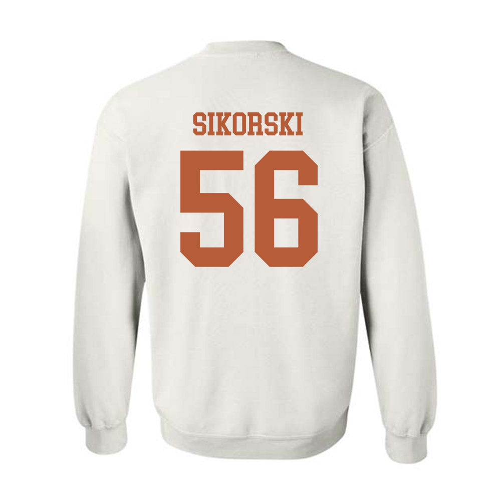Texas - NCAA Football : Dylan Sikorski - Classic Shersey Crewneck Sweatshirt-1
