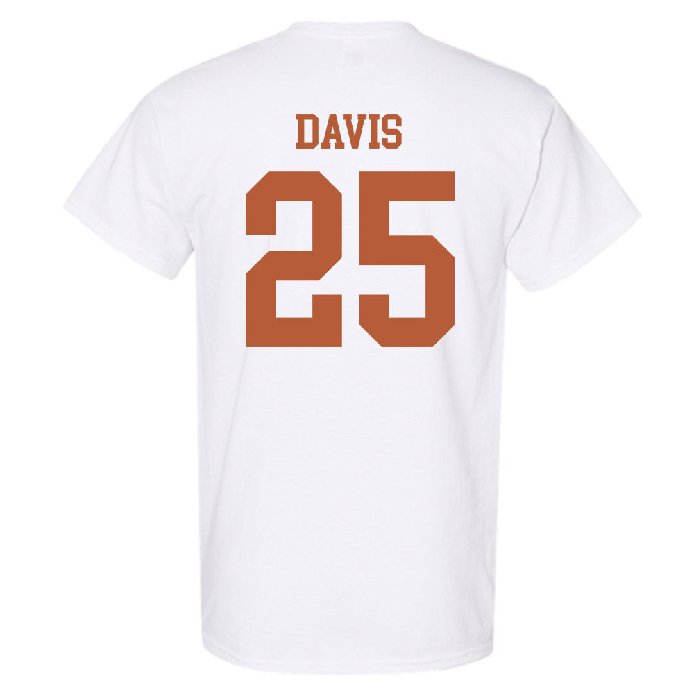 Texas - NCAA Football : Toray Davis - Classic Shersey T-Shirt-1