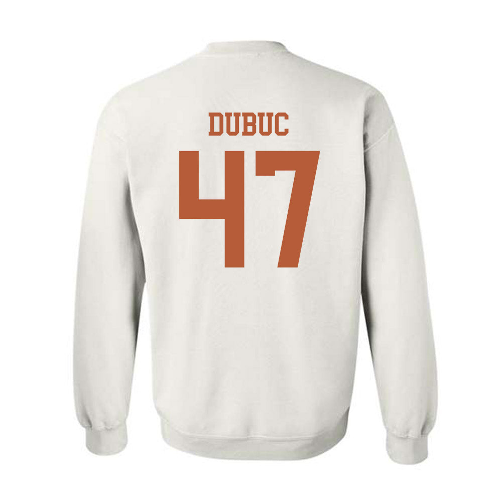 Texas - NCAA Football : Trey Dubuc - Classic Shersey Crewneck Sweatshirt-1