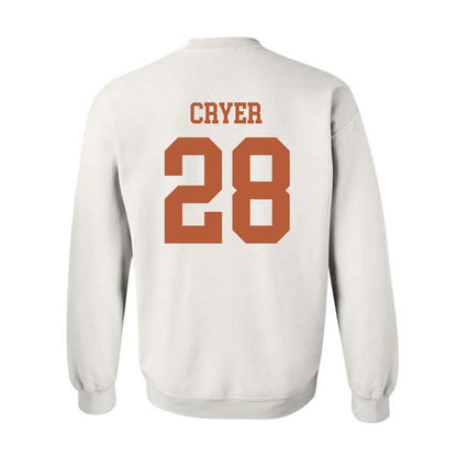 Texas - NCAA Football : Justin Cryer - Classic Shersey Crewneck Sweatshirt-1