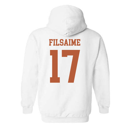 Texas - NCAA Football : Xavier Filsaime - Classic Shersey Hooded Sweatshirt-1