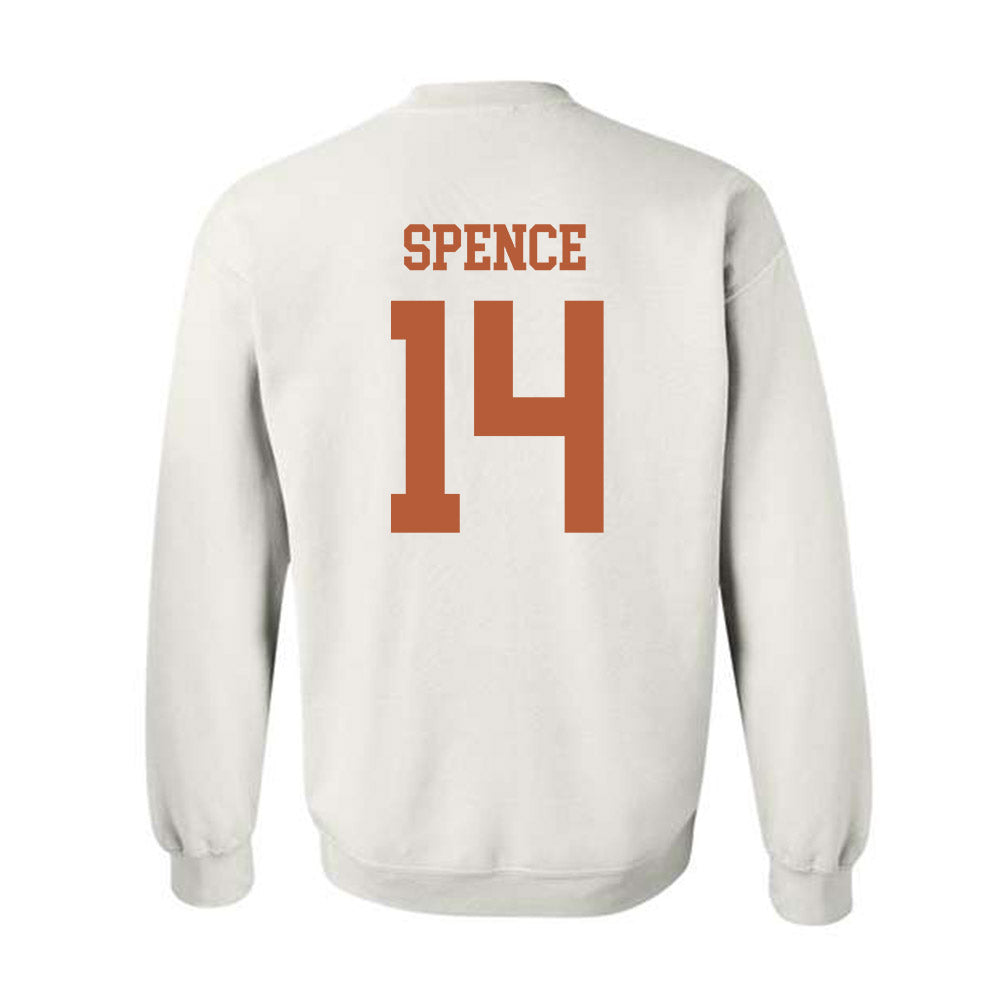 Texas - NCAA Football : Brad Spence - Classic Shersey Crewneck Sweatshirt-1