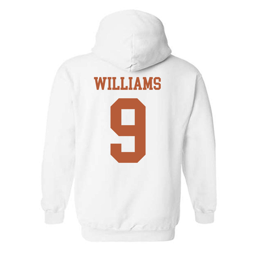Texas - NCAA Football : Jonah Williams - Classic Shersey Hooded Sweatshirt-1
