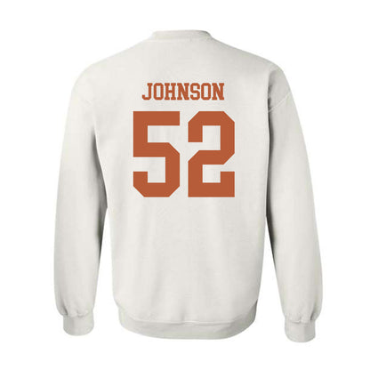 Texas - NCAA Football : James Johnson - Classic Shersey Crewneck Sweatshirt-1