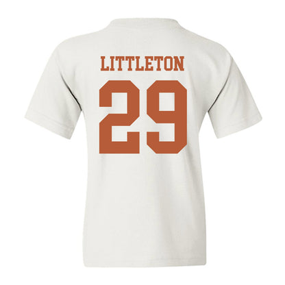 Texas - NCAA Football : Graceson Littleton - Classic Shersey Youth T-Shirt-1