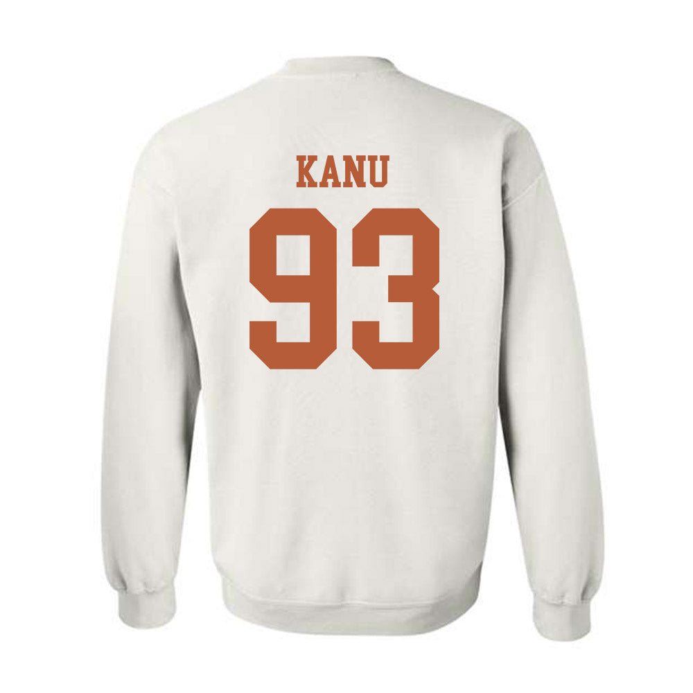 Texas - NCAA Football : Hero Kanu - Classic Shersey Crewneck Sweatshirt-1