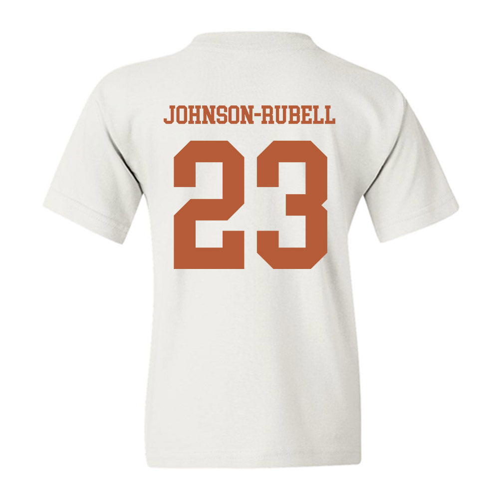 Texas - NCAA Football : Jordon Johnson-Rubell - Classic Shersey Youth T-Shirt-1