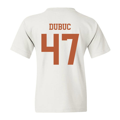 Texas - NCAA Football : Trey Dubuc - Classic Shersey Youth T-Shirt-1