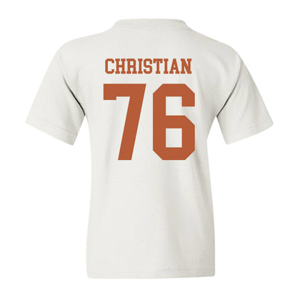 Texas - NCAA Football : Jackson Christian - Classic Shersey Youth T-Shirt-1