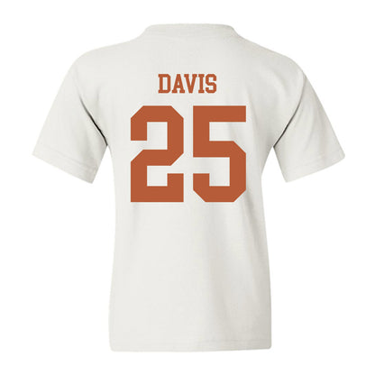 Texas - NCAA Football : Toray Davis - Classic Shersey Youth T-Shirt-1