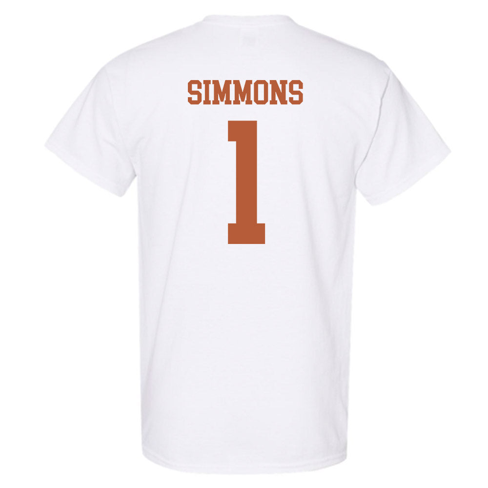 Texas - NCAA Football : Colin Simmons - Classic Shersey T-Shirt-1