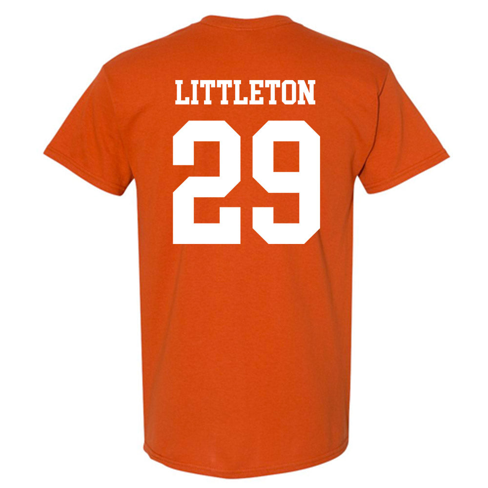 Texas - NCAA Football : Graceson Littleton - Classic Shersey T-Shirt-1