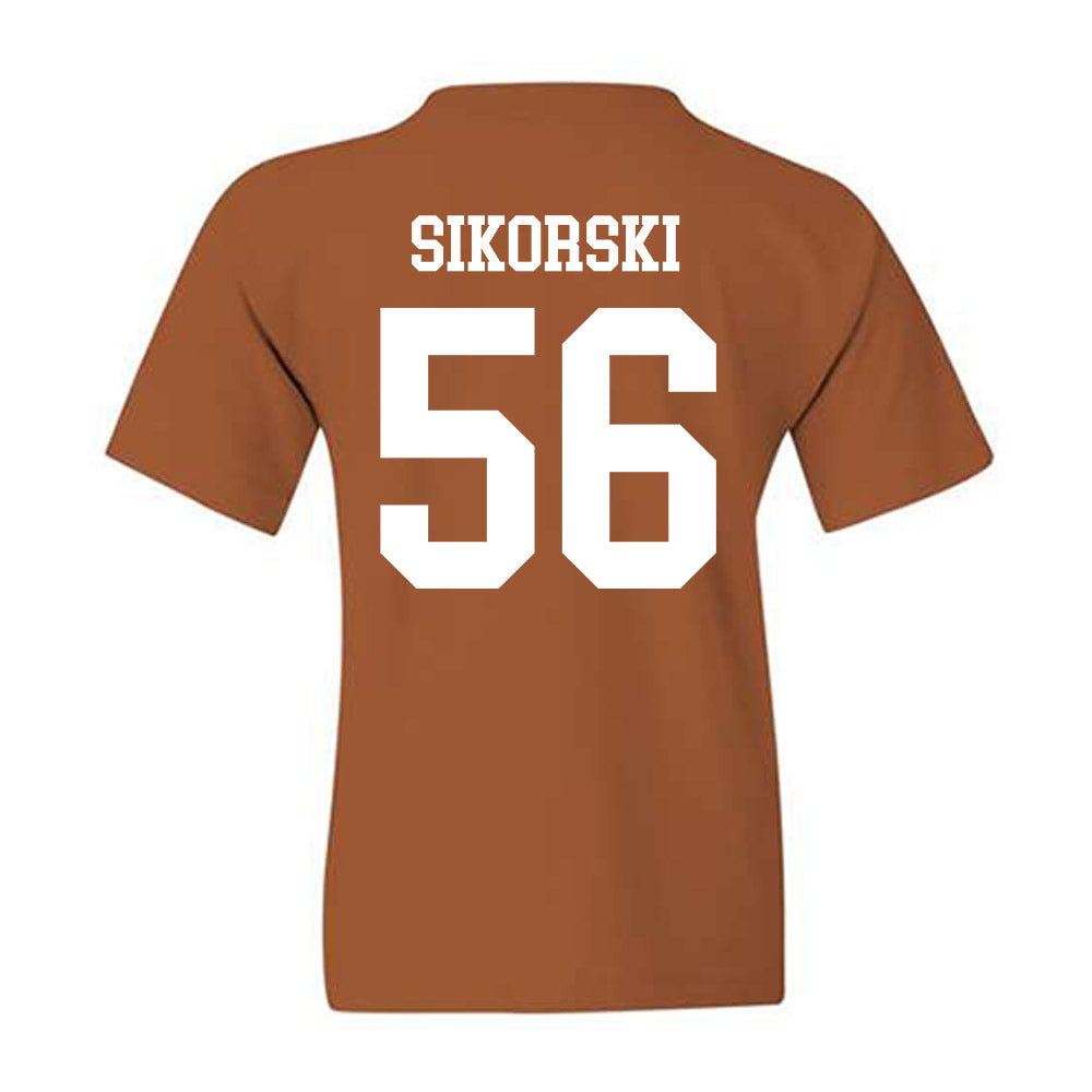 Texas - NCAA Football : Dylan Sikorski - Texcalibur Youth T-Shirt-1