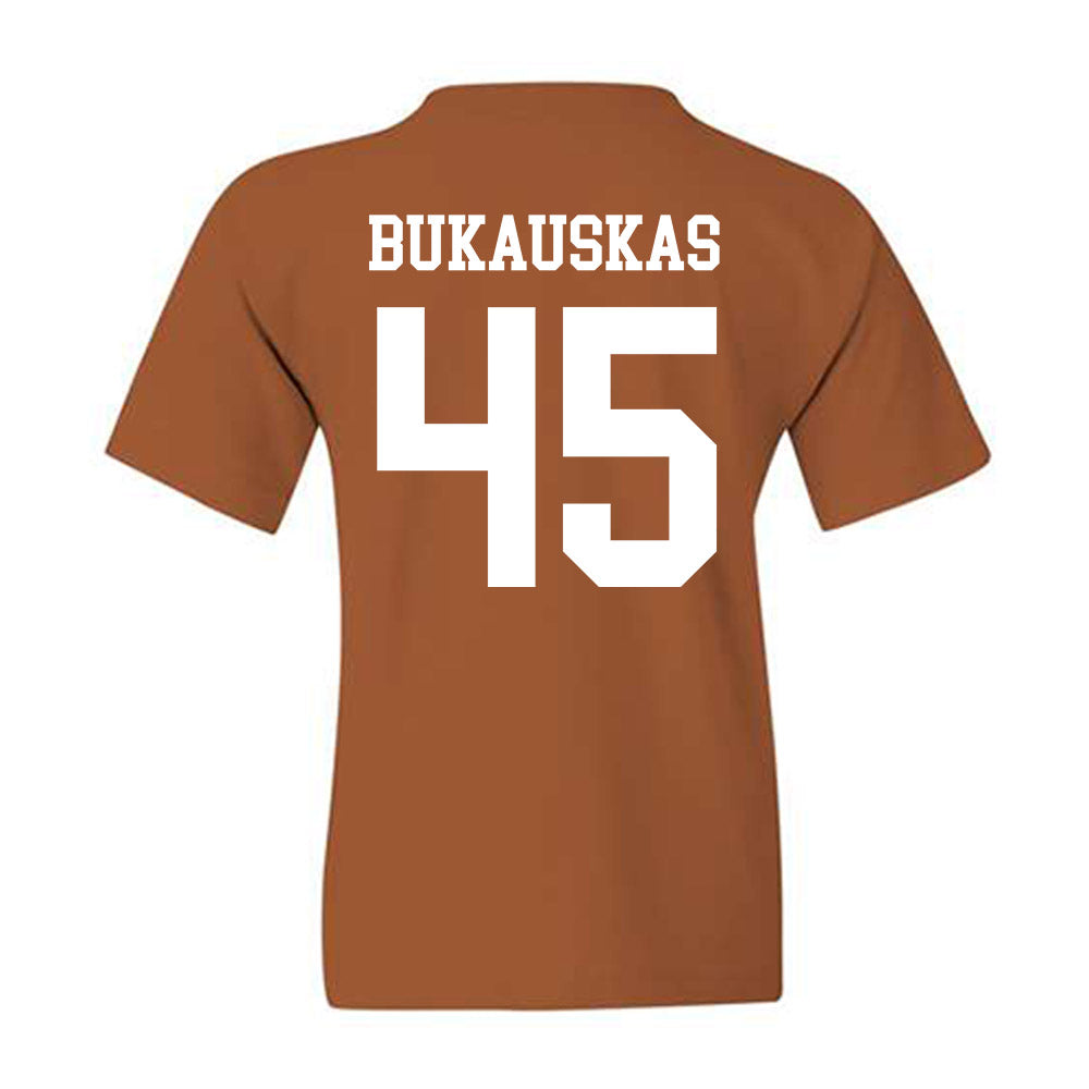 Texas - NCAA Football : Mikey Bukauskas - Classic Shersey Youth T-Shirt-1