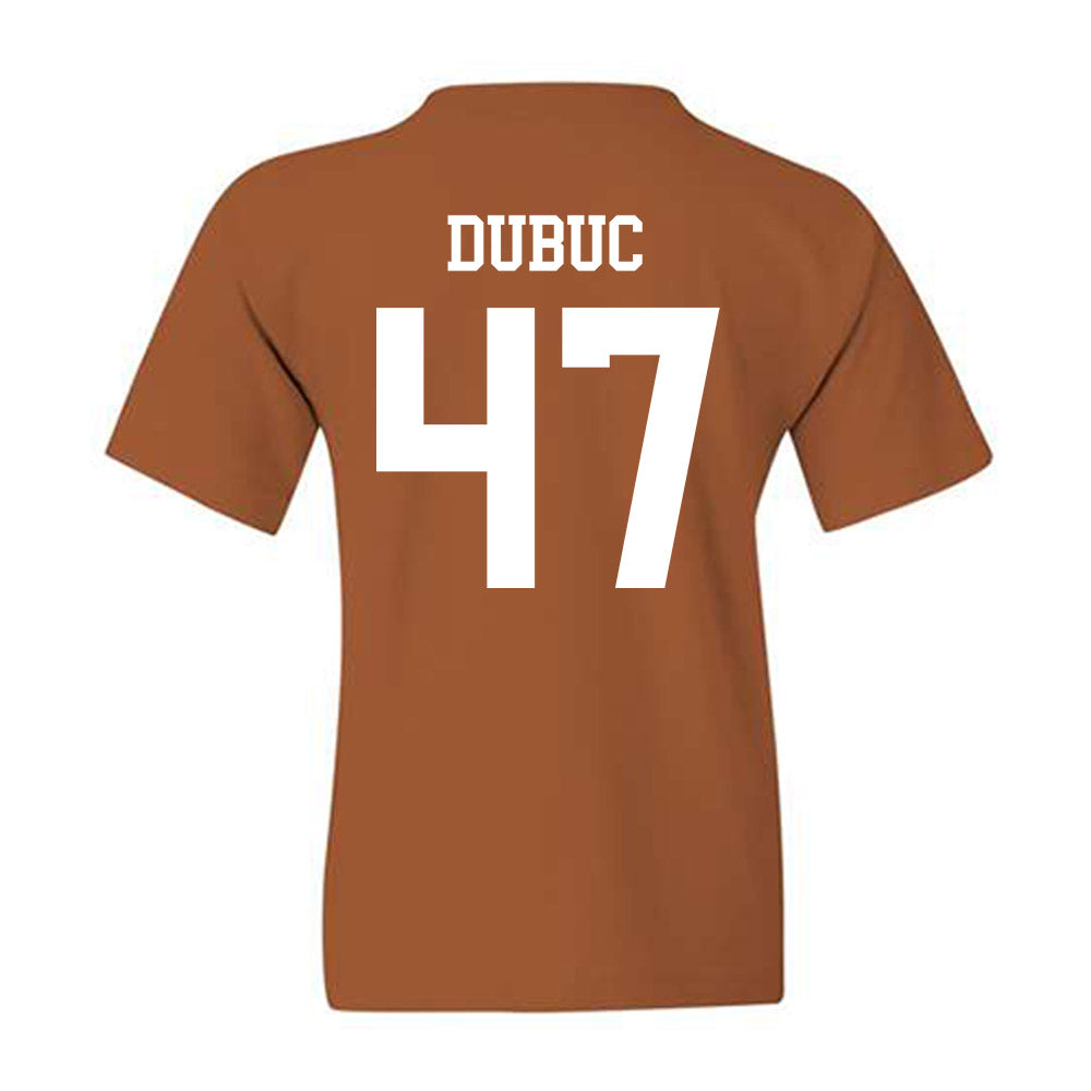 Texas - NCAA Football : Trey Dubuc - Classic Shersey Youth T-Shirt-1