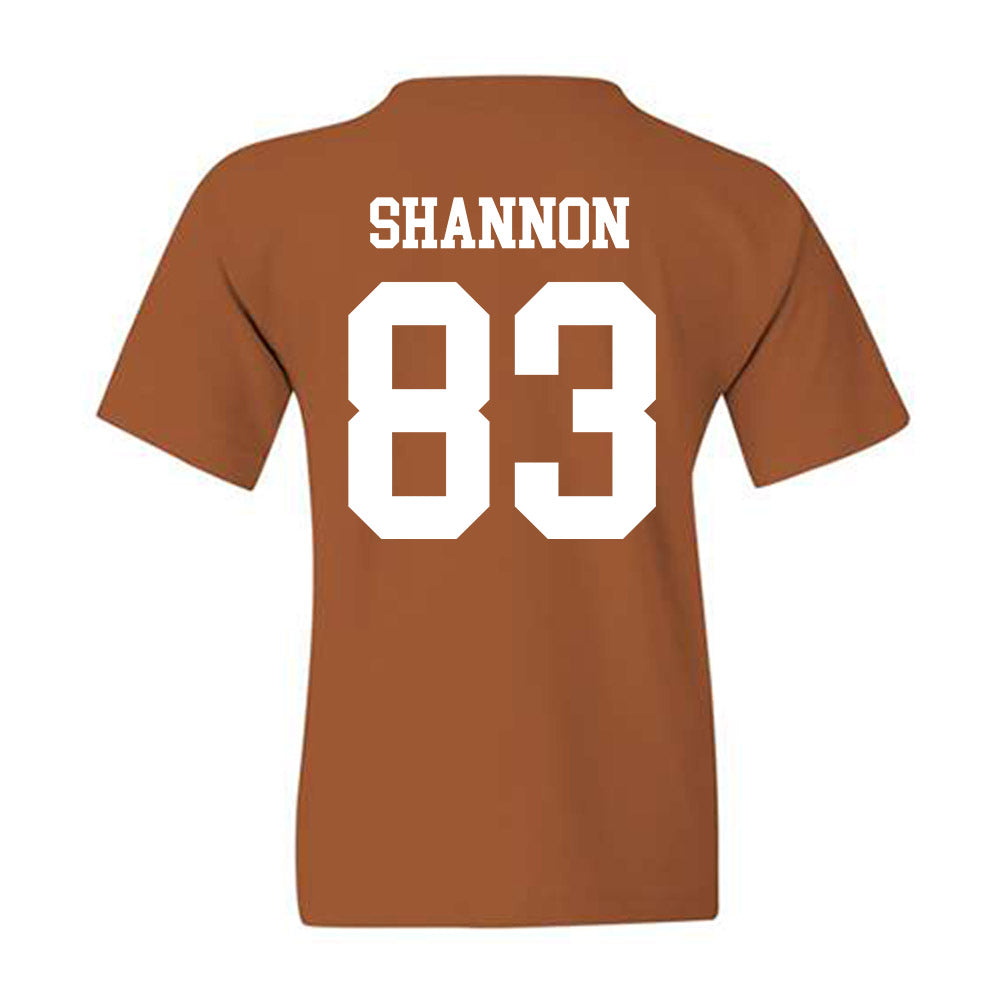 Texas - NCAA Football : Spencer Shannon - Classic Shersey Youth T-Shirt-1