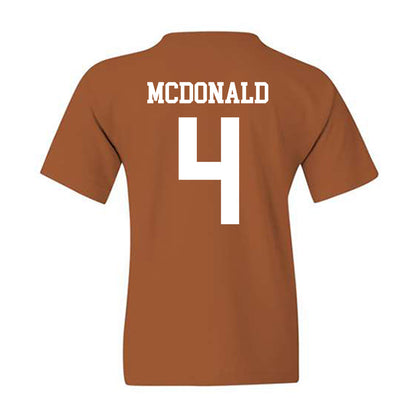 Texas - NCAA Football : Jelani McDonald - Classic Shersey Youth T-Shirt-1