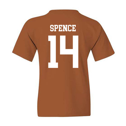 Texas - NCAA Football : Brad Spence - Texcalibur Youth T-Shirt-1