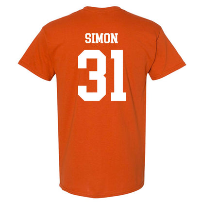 Texas - NCAA Football : James Simon - Classic Shersey T-Shirt-1