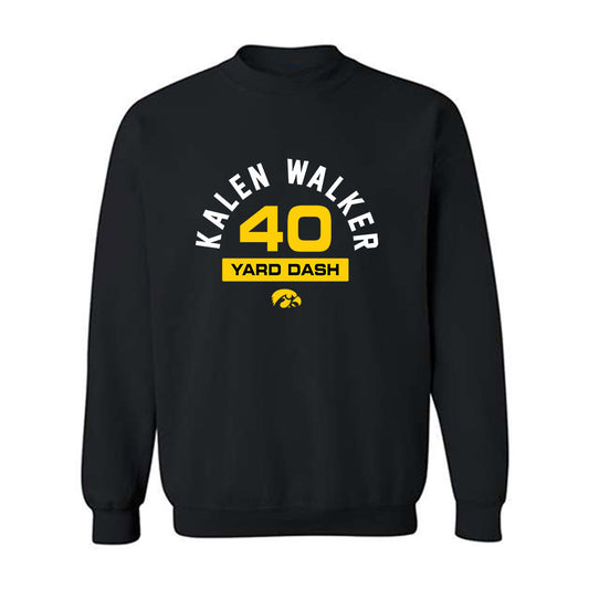 Iowa - NCAA Men's Track & Field : Kalen Walker - Classic Shersey Crewneck Sweatshirt-0