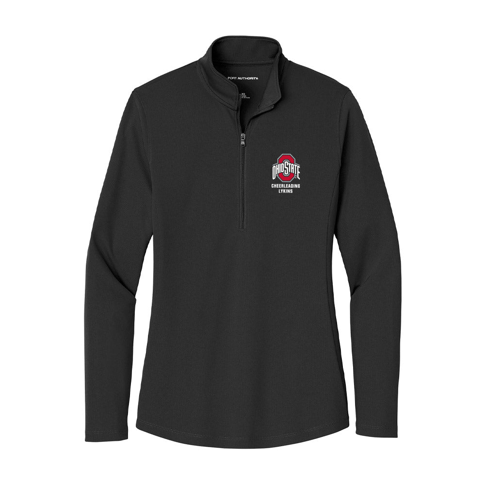 Ohio State - NCAA Cheerleading : Callan Lykins - Women's Lightweight Quarter Zip Jacket-0