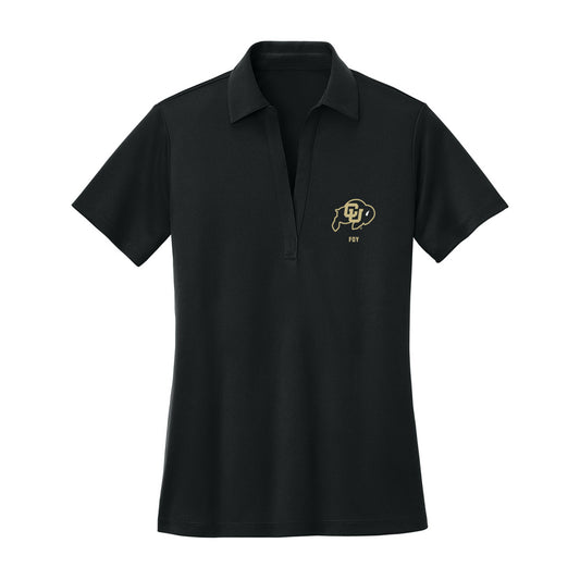 Colorado - NCAA Women's Basketball : Aniya' Foy - Women's Activewear Polo Shirt-0