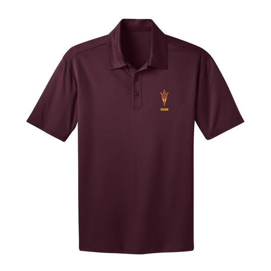 Arizona State - NCAA Wrestling : Luke Isaak - Activewear Polo Shirt-0