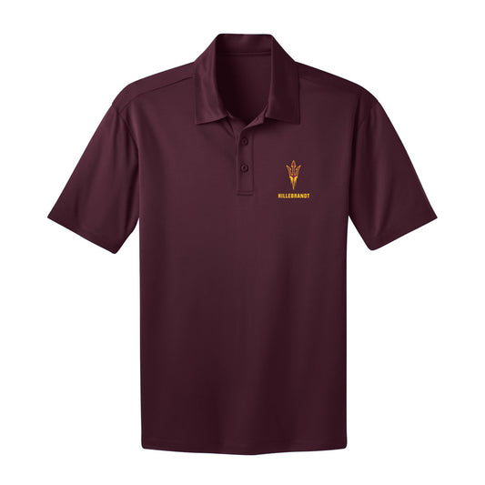 Arizona State - NCAA Men's Ice Hockey : Sam Hillebrandt - Activewear Polo Shirt-0