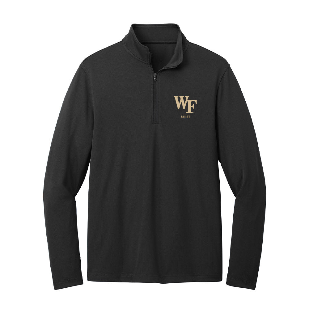 Wake Forest - NCAA Football : Brady Shust - Lightweight Quarter Zip Jacket-0