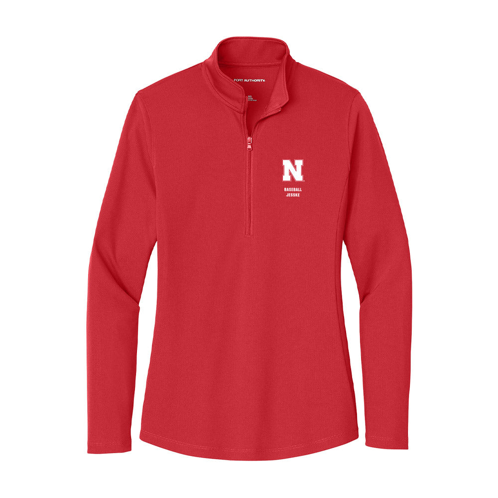Nebraska - NCAA Baseball : Will Jesske - Women's Lightweight Quarter Zip Jacket-0