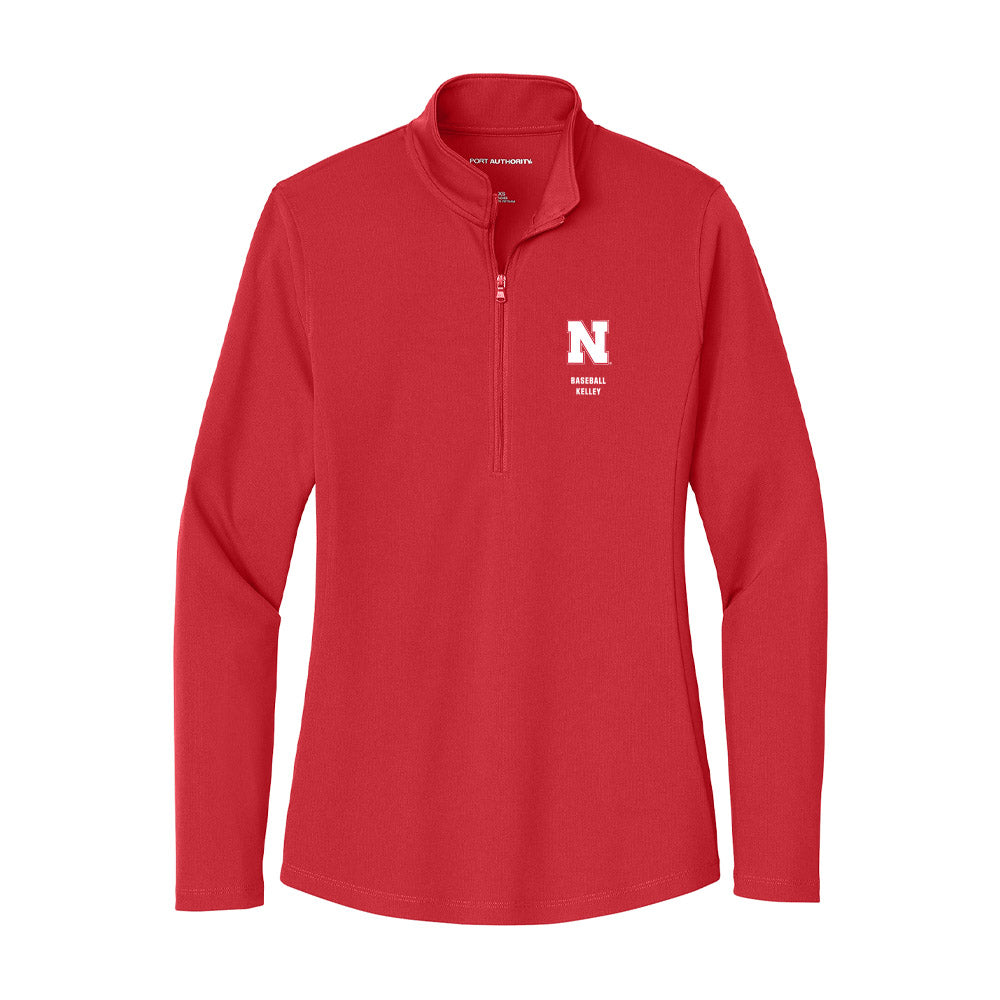 Nebraska - NCAA Baseball : Carter Kelley - Women's Lightweight Quarter Zip Jacket-0