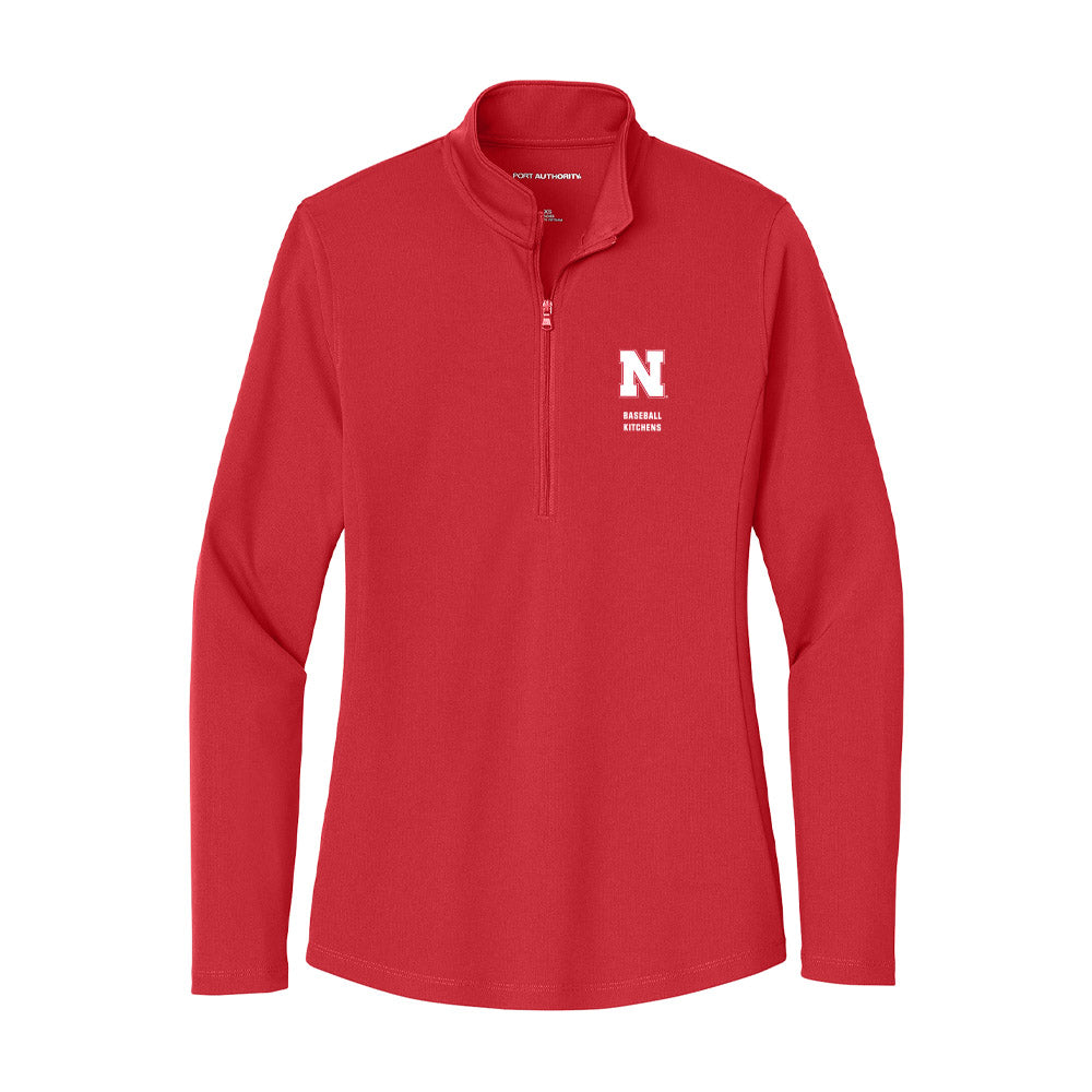 Nebraska - NCAA Baseball : Cole Kitchens - Women's Lightweight Quarter Zip Jacket-0