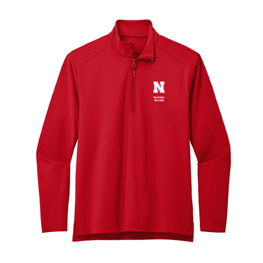 Nebraska - NCAA Women's Volleyball : Keoni Williams - Premium Quarter Zip Jacket-0