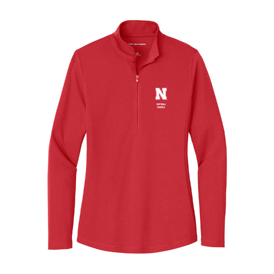 Nebraska - NCAA Softball : Jesse Farrell - Women's Lightweight Quarter Zip Jacket-0