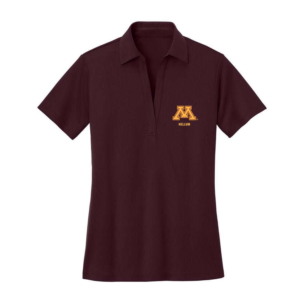 Minnesota - NCAA Baseball : Brayden Hellum - Women's Activewear Polo Shirt-0