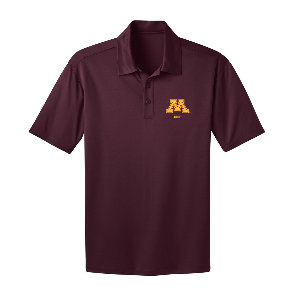 Minnesota - NCAA Baseball : Ethan Cole - Activewear Polo Shirt-0