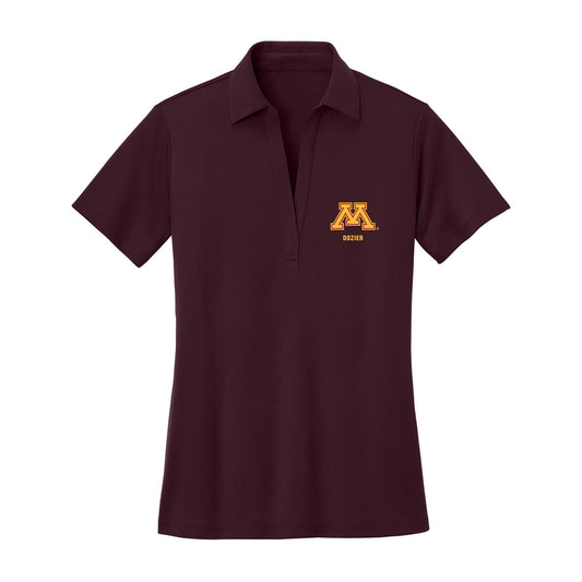 Minnesota - NCAA Football : Josiah Dozier - Women's Activewear Polo Shirt-0