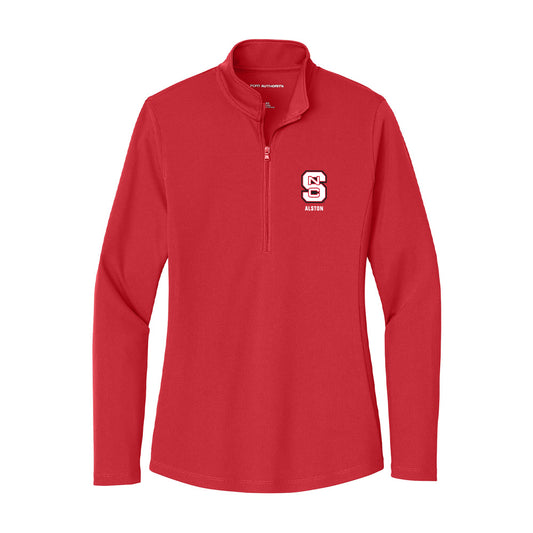 NC State - NCAA Wrestling : Lorenzo Alston - Women's Lightweight Quarter Zip Jacket-0